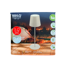 Lade das Bild in den Galerie-Viewer, LED Tischlampe Tischleuchte kabellos mit Touch, BRILO
