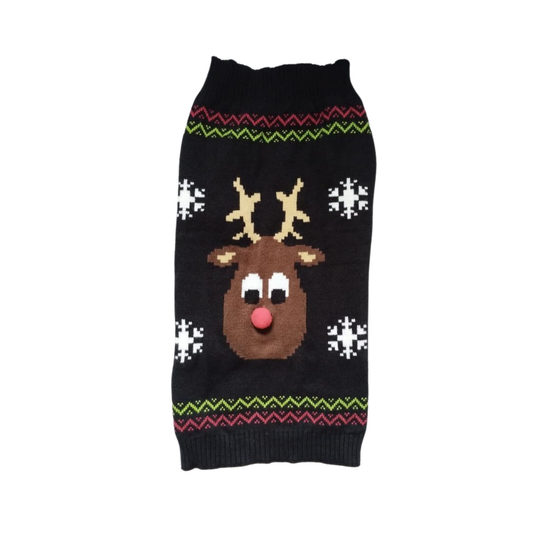 Hundepullover für Weihnachten,Haustier Katze Winter, 2XL