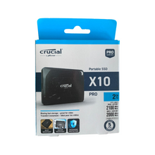 Lade das Bild in den Galerie-Viewer, Crucial X10 2TB Externe SSD Festplatte, Portable SSD für Mac, PC, Smartphone
