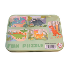 Lade das Bild in den Galerie-Viewer, Puzzle BBLIKE Kinderpuzzle, Dinosaurier, 5 Bilder Puzzles

