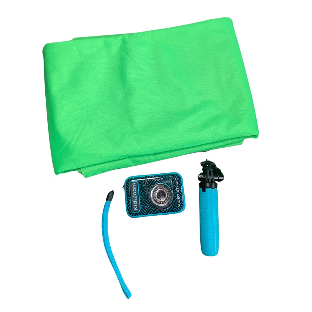 Kinderkamera Kamera mit Greenscreen VTech Kidizoom Video Studio HD blau