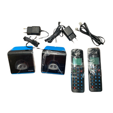 Lade das Bild in den Galerie-Viewer, Duo-Schnurlostelefon, Telefon Alcatel S280 Duo Blau
