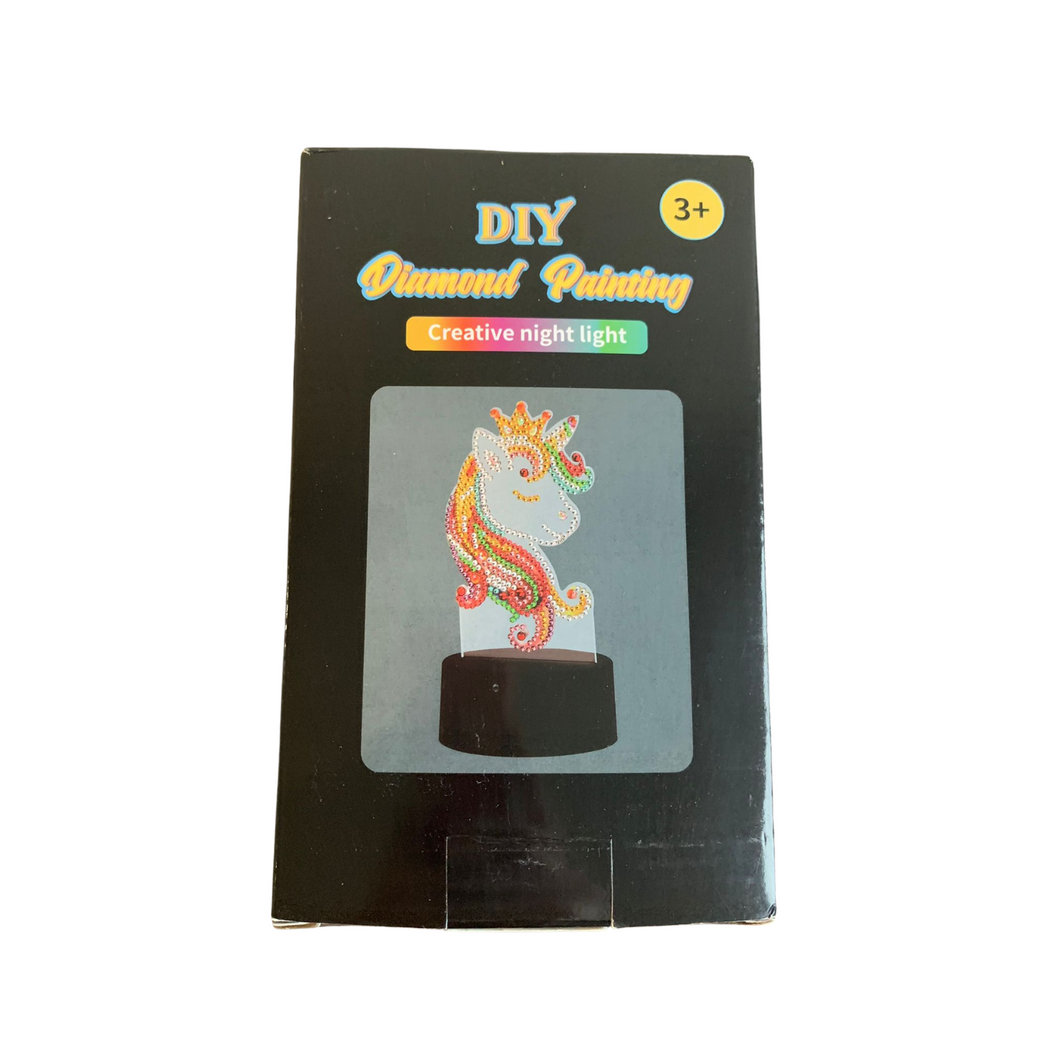 Nachtlicht Diamond Painting, Einhorn LED Nachtlichter
