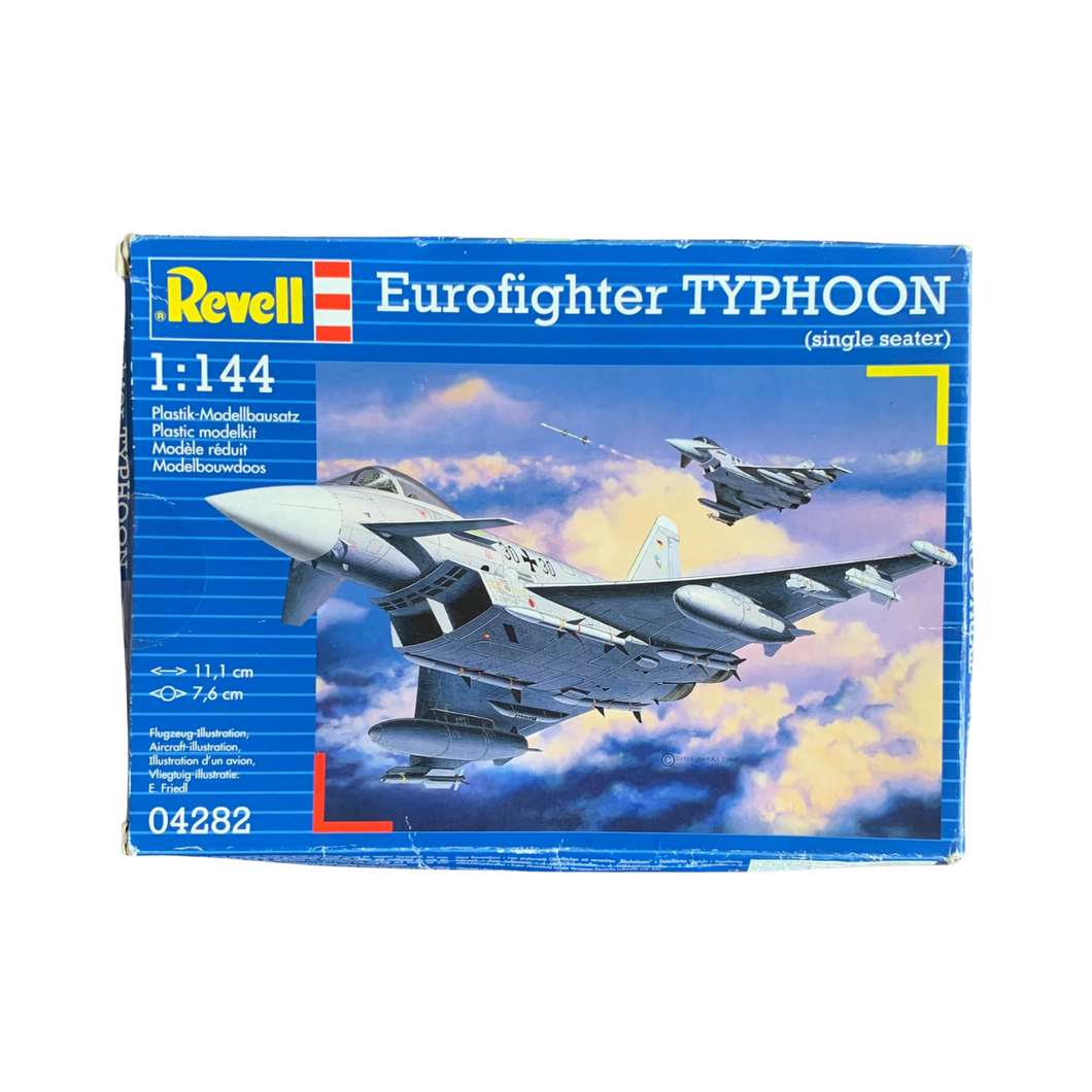Revell Modellbausatz Flugzeug 1:144, Eurofighter Typhoon 64282