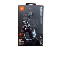Lade das Bild in den Galerie-Viewer, JBL Tune Flex Ghost Kopfhörer – Wasserfeste In-Ear-Kopfhörer mit Noise-Cancelling, Black Ghost

