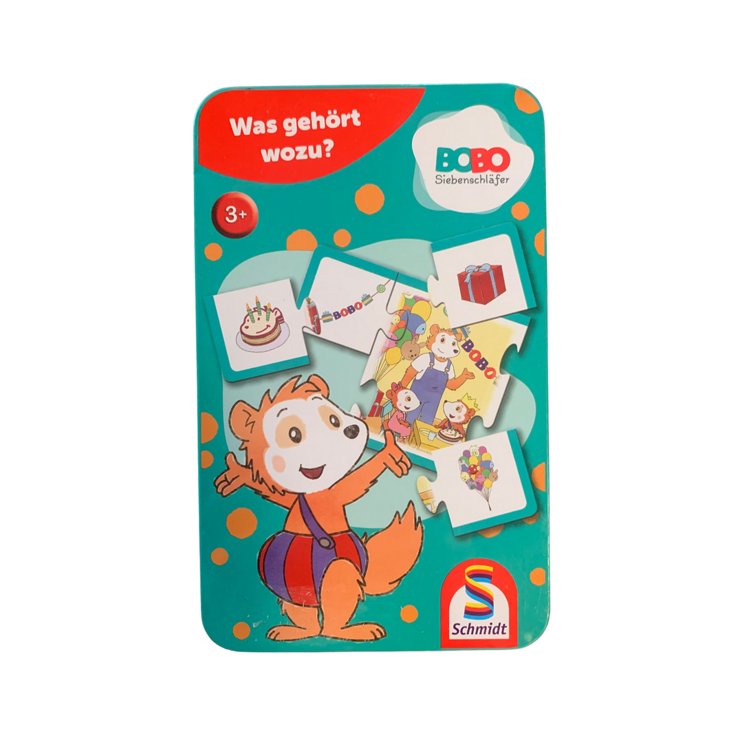Puzzle Schmidt Spiele Bobo Siebenschläfer, was gehört wozu
