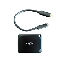 Lade das Bild in den Galerie-Viewer, Crucial X10 2TB Externe SSD Festplatte, Portable SSD für Mac, PC, Smartphone
