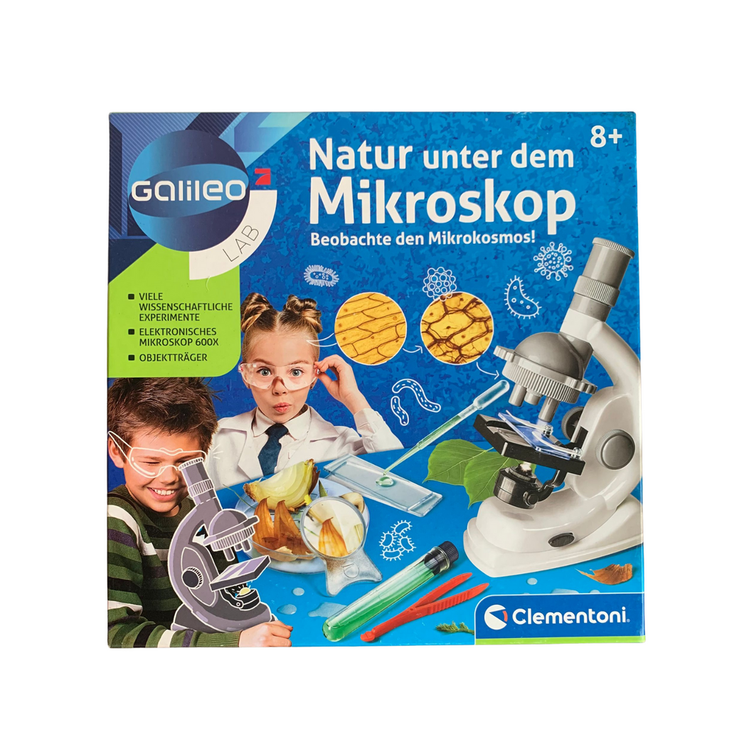 Natur unter dem Mikroskop, für Kinder, Clementoni Galileo Lab