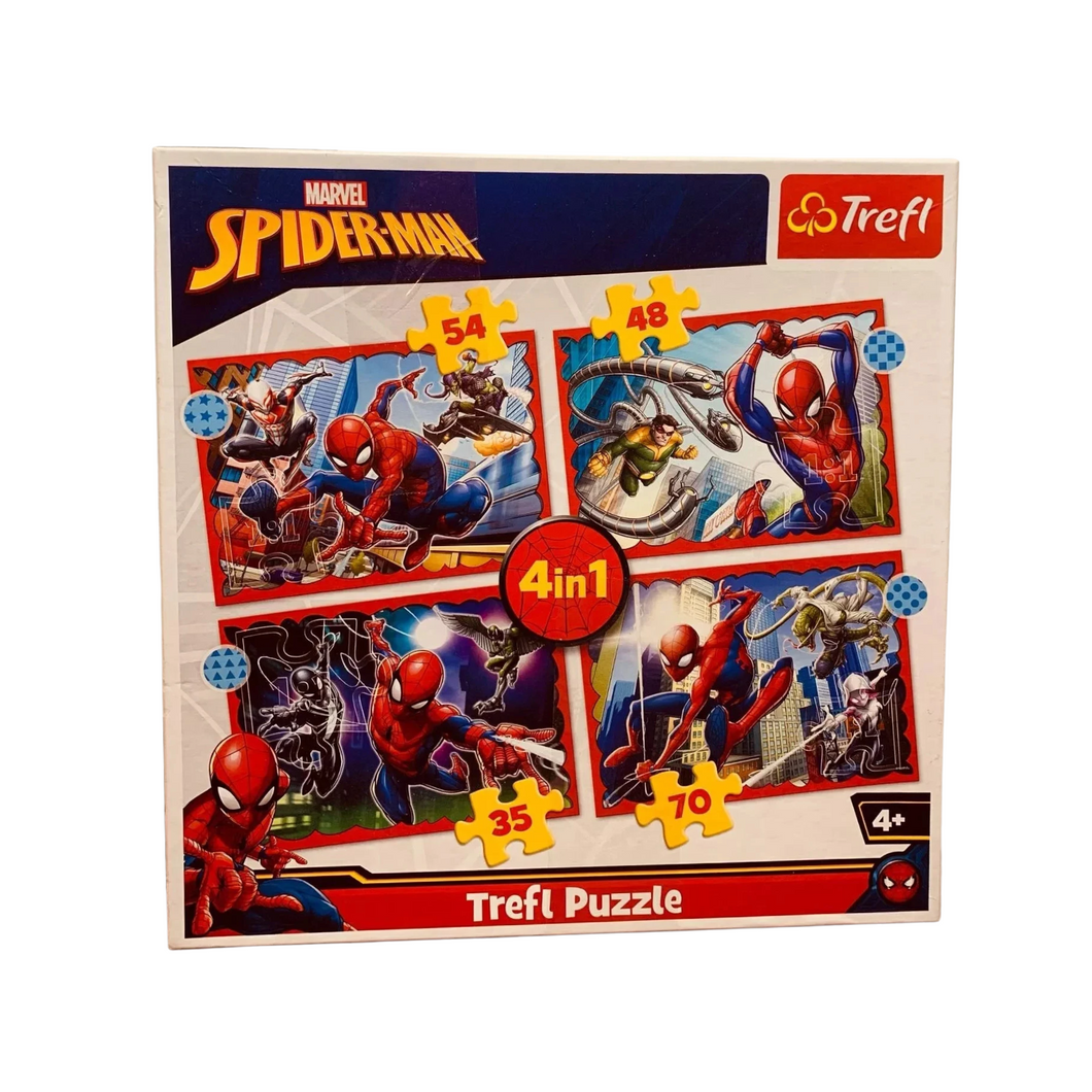 4 in 1 Puzzle Spiderman Trefl