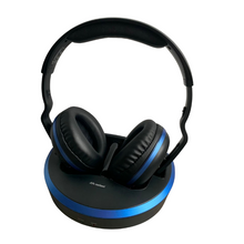 Lade das Bild in den Galerie-Viewer, Kabelloses Headset mit Ladestation,TV-Kopfhörer, Meliconi HP
