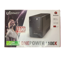 Lade das Bild in den Galerie-Viewer, Atlantis Land OnePower PX800 Netzteil, Nicht unterbrechbar, 800 VA, 4 AC-Ausgänge – Stromversorgung Nicht unterbrechbar (800 VA, 400 W, 162 V, 268 V, 220 V, 220 V)
