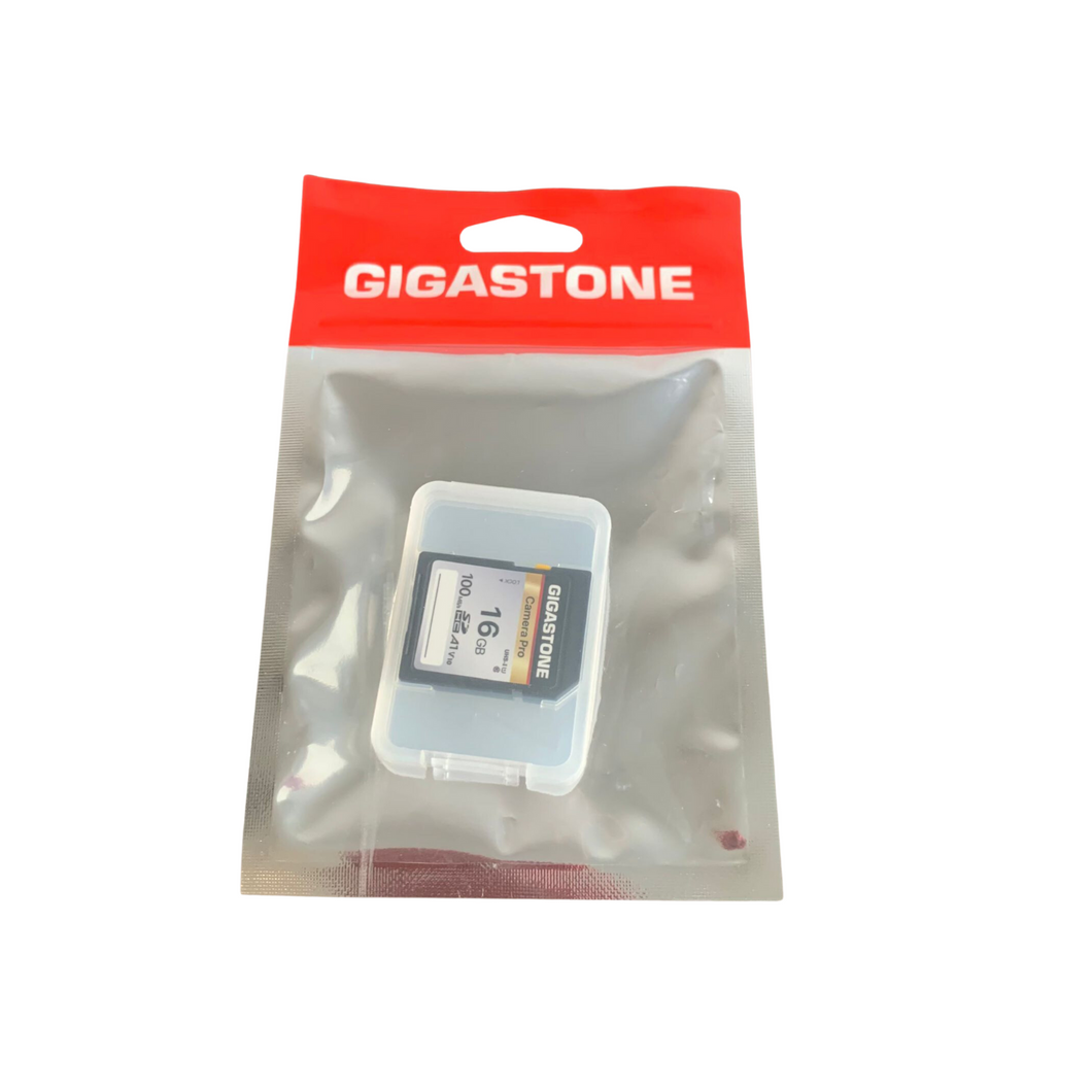 Gigastone SDHC-Speicherkarte, 16 GB, Pro Serie, 2 Karten, Geschwindigkeit bis zu 100 MB/s, kompatibel mit Canon Nikon Sony Camcorder, A1 U1 V10 UHS-I Klasse 10 für Full HD Video