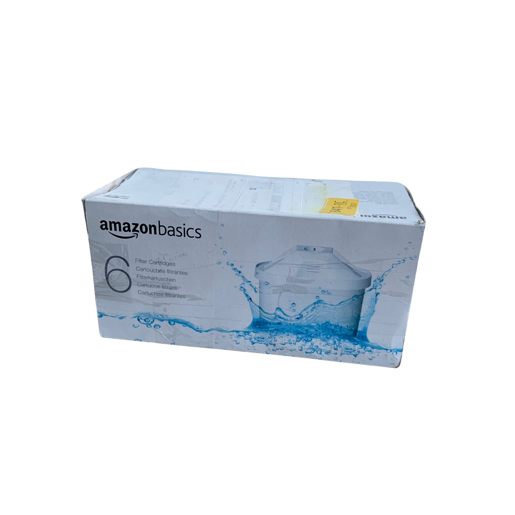 Wasserfilter Filter Karaffenfilterkartuschen Amazon Basics für Brita Maxtra, 6St