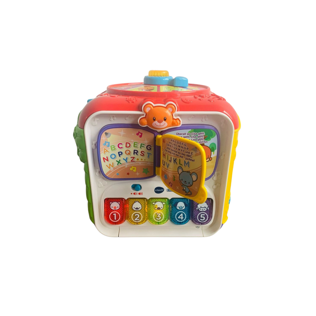 Baby Entdeckerwürfel, interaktiver Spielwürfel mit Musik, VTech