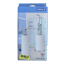 Lade das Bild in den Galerie-Viewer, WENKO Toilettenpapier-Ersatzrollenhalter Viterbo für 3 Toilettenpapierrollen
