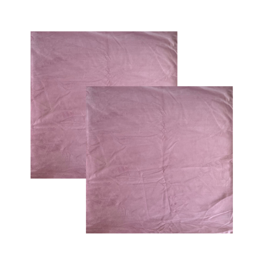 EMEMA Samt Kissenbezug Kissenhülle 2er Set, 50x50 cm