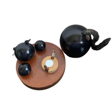 Lade das Bild in den Galerie-Viewer, Holz-Räucherfigur Katze, ca. 11 cm
