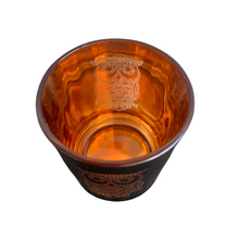 Lade das Bild in den Galerie-Viewer, Larcenciel Teelichthalter Eule, Kerzenständer Glas Kerzenhalter
