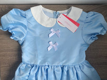 Lade das Bild in den Galerie-Viewer, Kostüm Kinderkostüm Kleid Alice mit Haarreif Blau, ReliBeauty, 150
