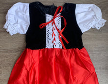Lade das Bild in den Galerie-Viewer, Kostüm Rotkäppchen Kleid mit Umhang mit Kapuze, Lito Angels
