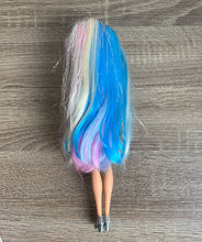 Lade das Bild in den Galerie-Viewer, Barbie-Puppe, Einhorn-Barbie-Puppe mit Meerjungfrauenhaar
