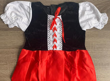 Lade das Bild in den Galerie-Viewer, Kostüm Kinderkostüm Rotkäppchen Rot Umhang, 110
