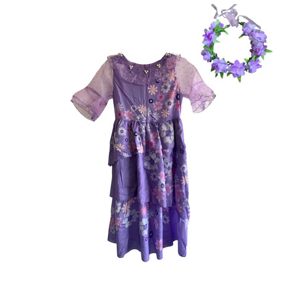 Kinderkostüm Kostüm Mirabel Madrigal Kleid Isabela, 100