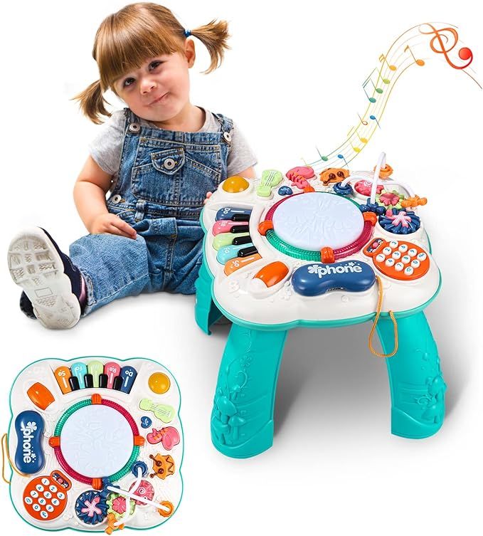 Spieltisch Kinderspielzeug Motorikspielzeug, englische Version